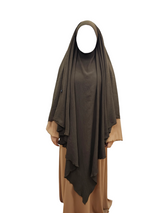 Diamond khimar brown