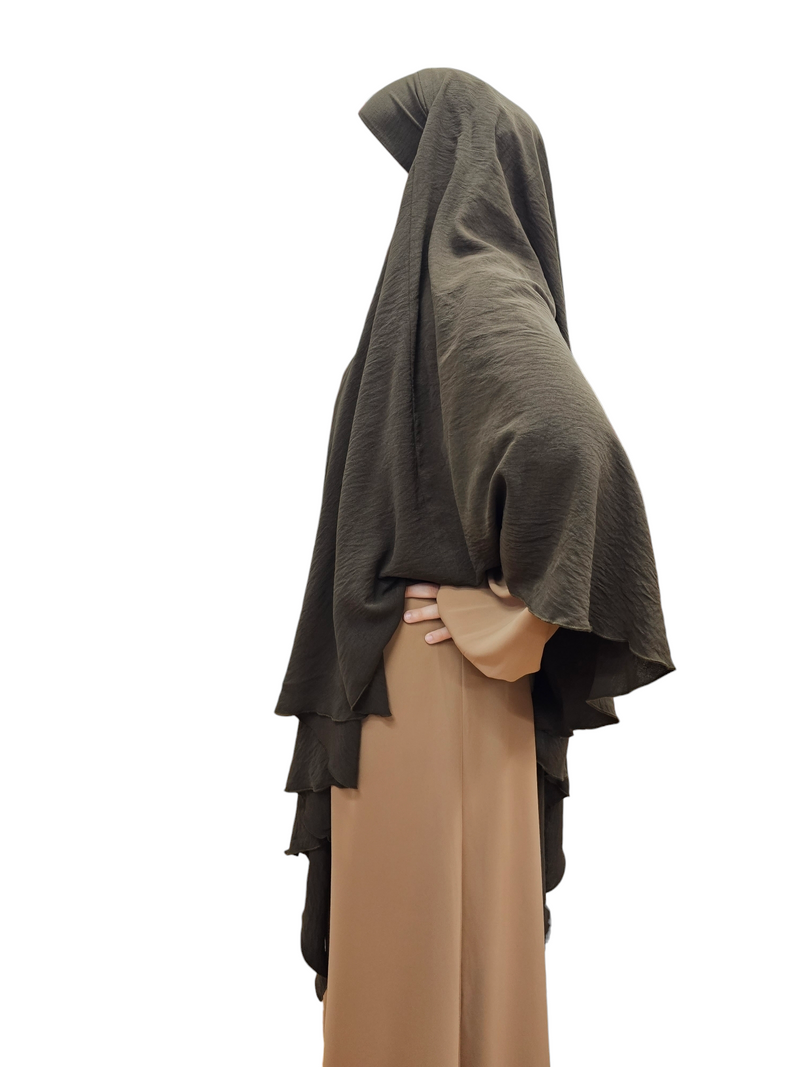 Diamond khimar brown