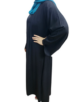Lara Abaya & Cape Set - Black
