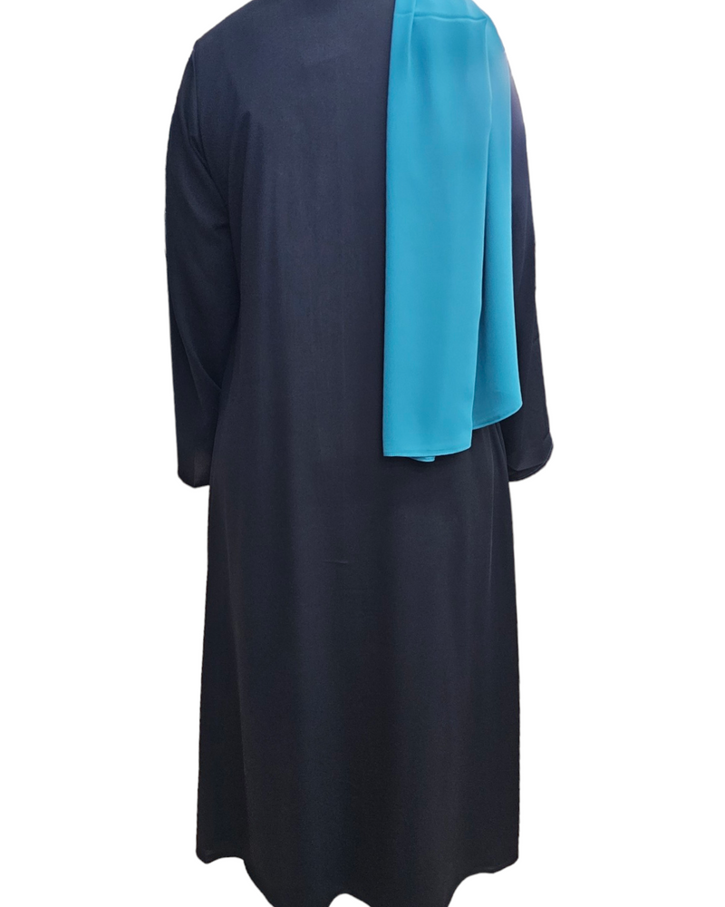 Lara Abaya & Cape Set - Black