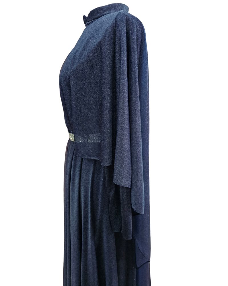 Fay Cape Evening Shimmer Dress