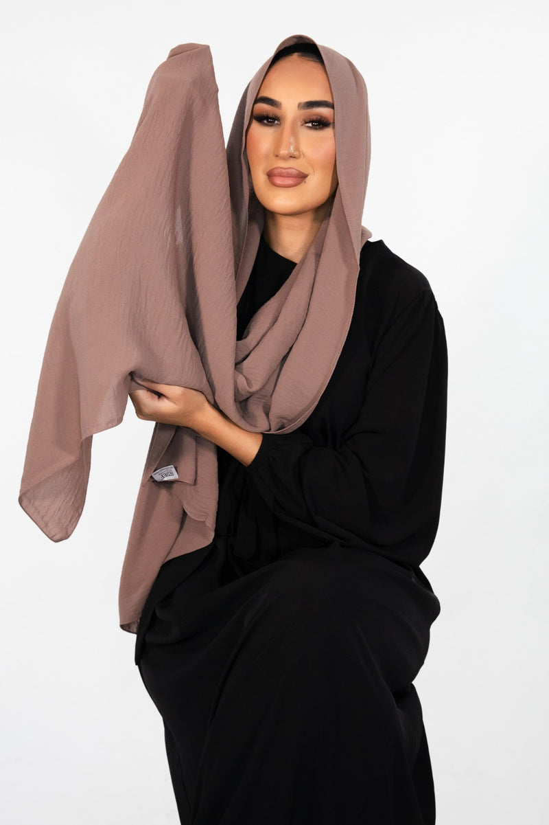 Sedef jazz shawl Cappacino brown