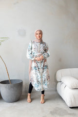 Donna Beaded Modest Long Girls Dress