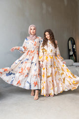 Adrianna Printed Dress
