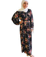 Bella floral maxi dress