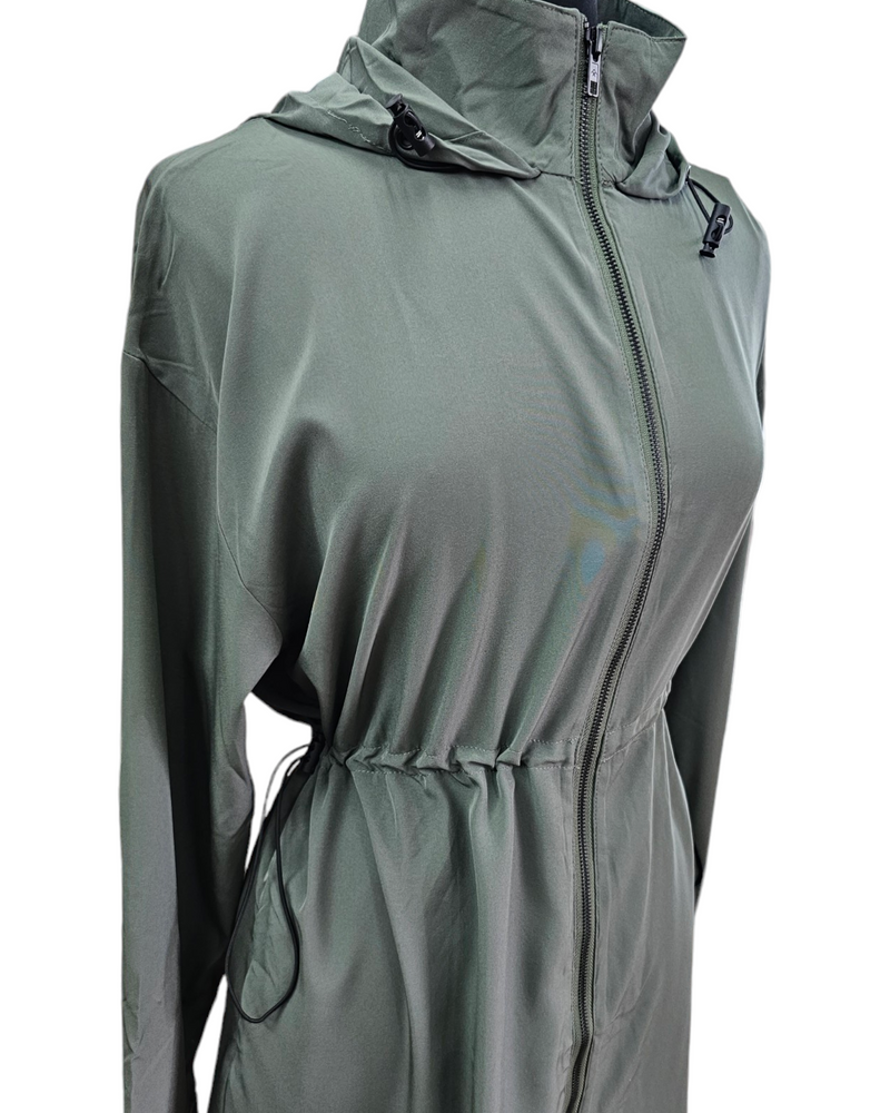 Jean sports jacket khaki green