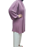Balloon sleeve tunic Lilac