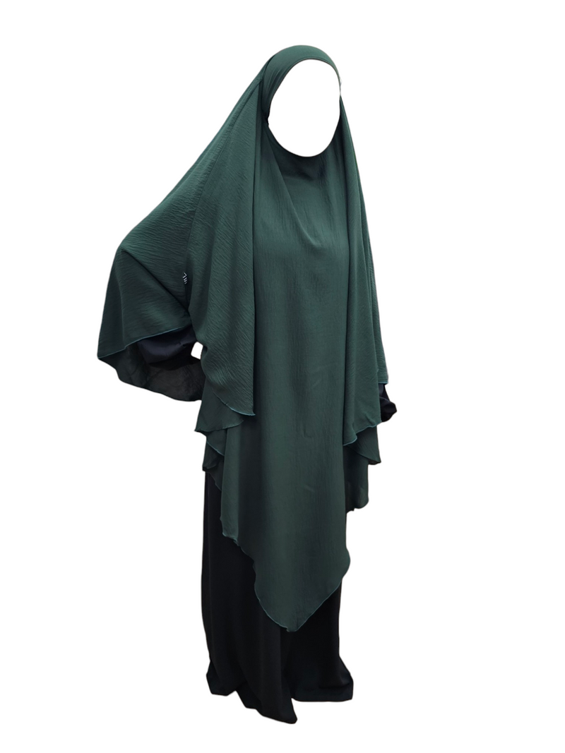 Diamond khimar Green