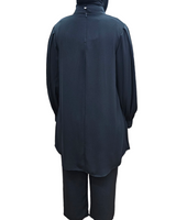 Balloon sleeve tunic Black