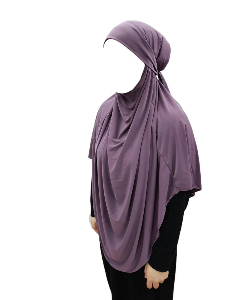 Jersey khimar purple