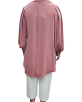 Balloon sleeve tunic Rose