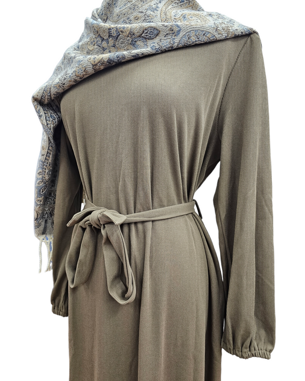Plus size knit dress