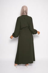 Sayyida clasic Abaya khaki green