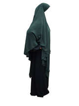Diamond khimar Green