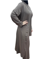 Fay 3 Piece Set. Top, Cape and Pants BROWN