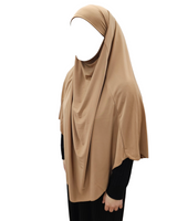 Jersey khimar camel brown