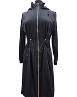 Rana lightweight jacket with hoodie black