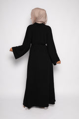 Sayyida open Abaya black