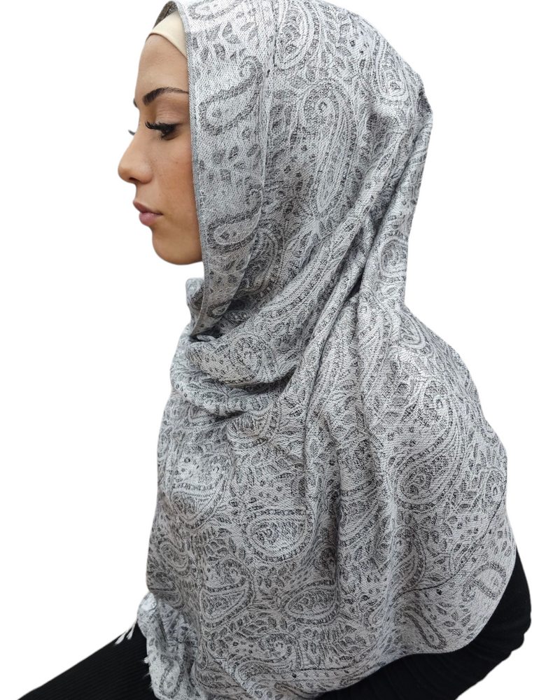 Licorice pashmina shawl hijab