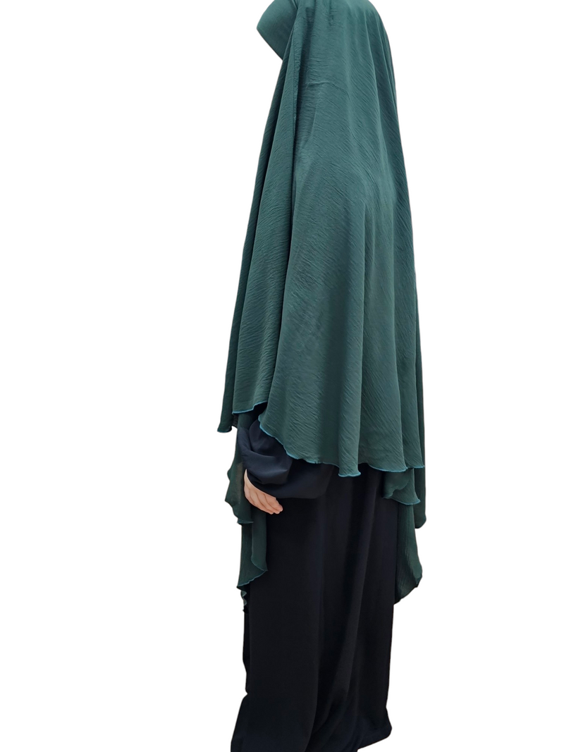 Diamond khimar Green