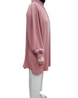 Balloon sleeve tunic Rose