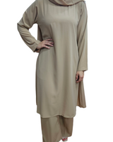 Lara Tunic & Pants Set - Beige