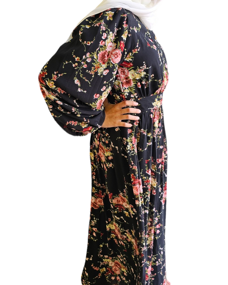 Bella floral maxi dress