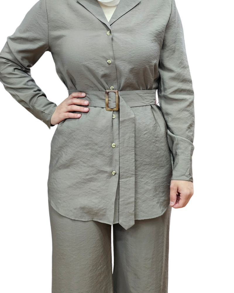 Jayda Top & Pants Set Nude