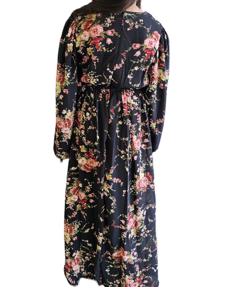 Bella floral maxi dress