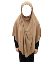 Jersey khimar camel brown