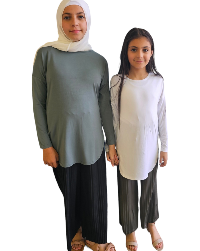Girls loop tops