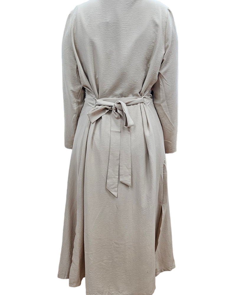 Fay Top, Pants and Cape Set Beige
