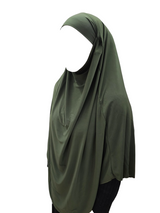 Jersey khimaar khaki green