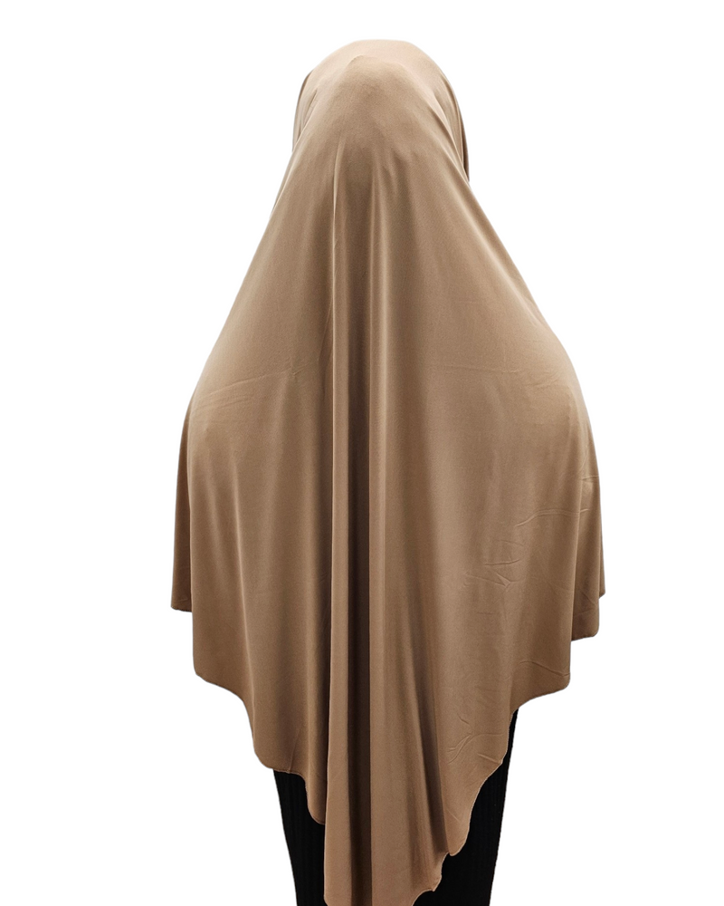 Jersey khimar camel brown