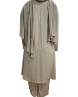 Lara Tunic & Pants Set - Beige