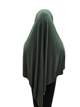 Jersey khimaar khaki green