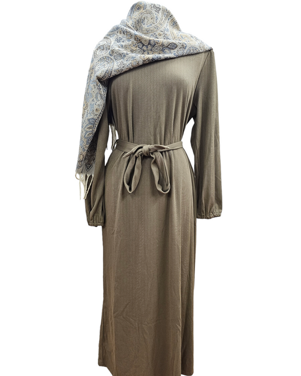 Plus size knit dress
