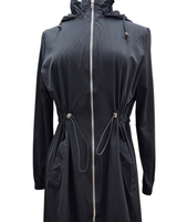Rana lightweight jacket with hoodie black