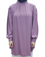 Balloon sleeve tunic Lilac