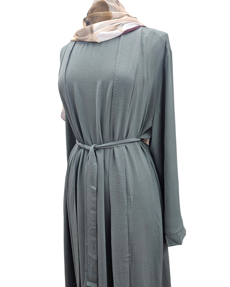Senna sleeveless dress and cape teal