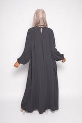 Sayyida Tall Abaya Dark grey