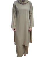 Lara Tunic & Pants Set - Beige