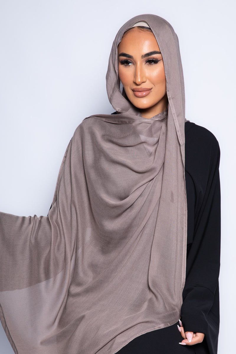 Wood premium modal hijab