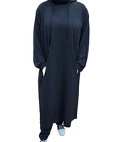 Salima Top Hoodie Set black