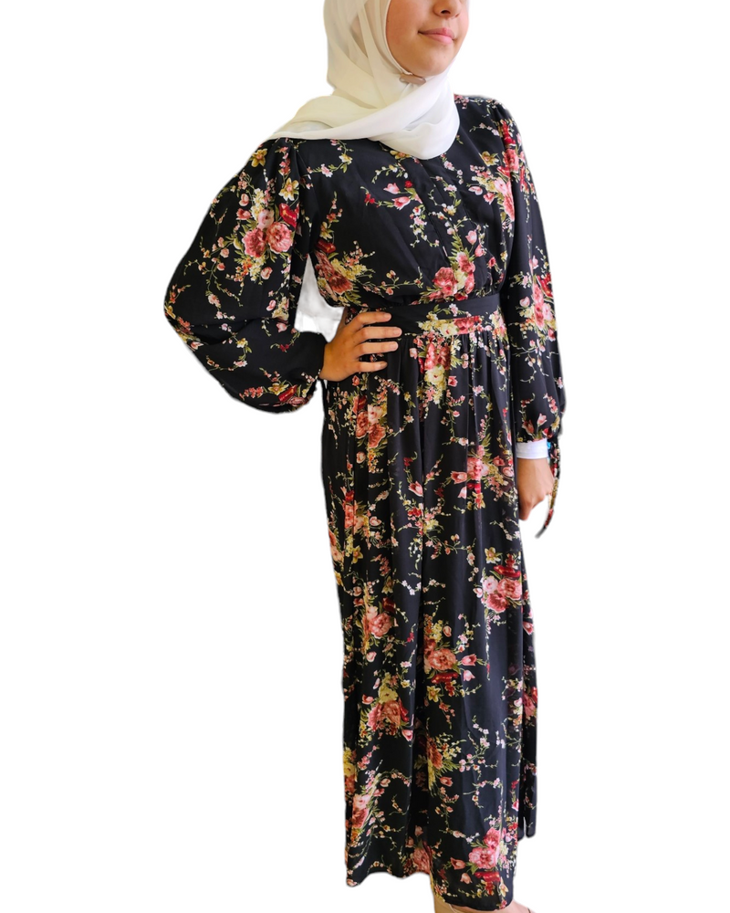 Bella floral maxi dress