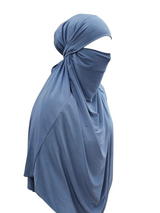 Jersey khimar denim blue