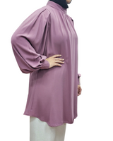 Balloon sleeve tunic Lilac