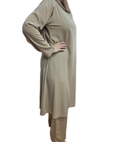 Lara Tunic & Pants Set - Beige
