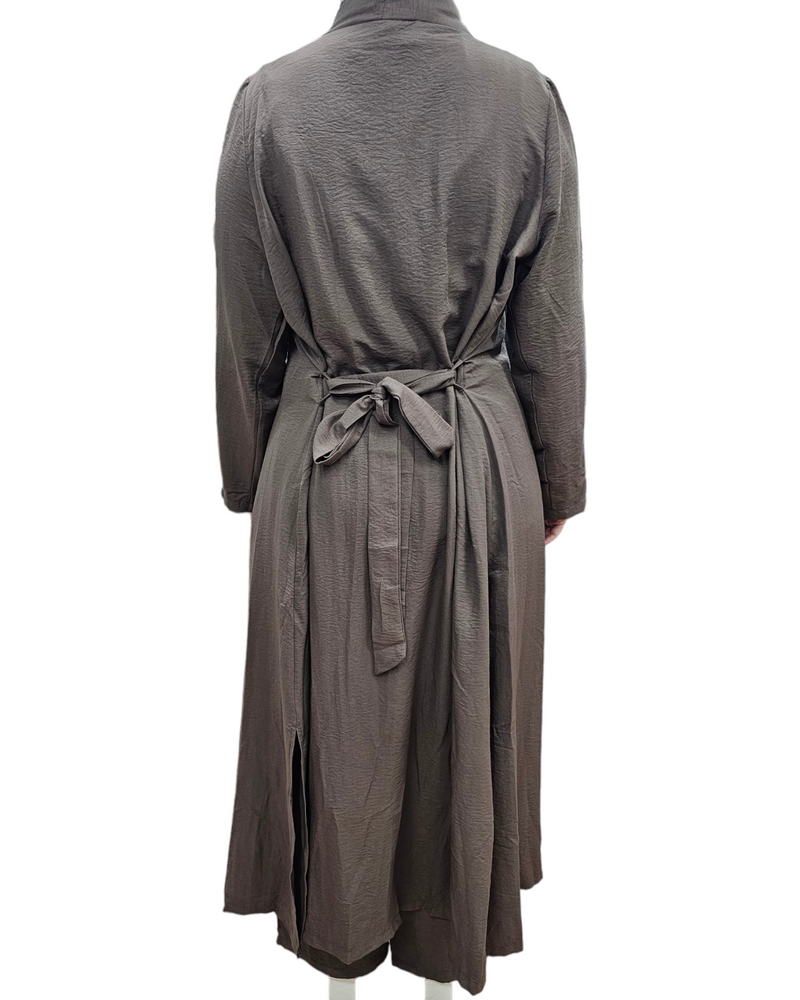Fay 3 Piece Set. Top, Cape and Pants BROWN