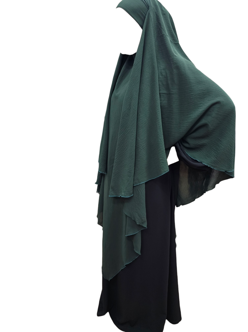 Diamond khimar Green